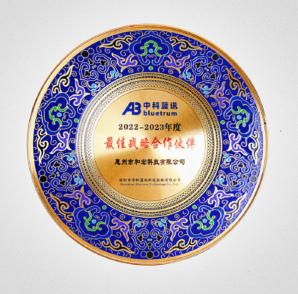 喜报 | 德甲电子·（中国）网站荣膺中科蓝讯“最佳战略合作伙伴”